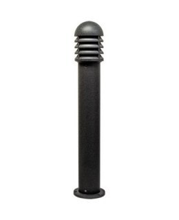 Dabmar D3400-LED60-B 120V Cast Aluminum Bollard BLACK